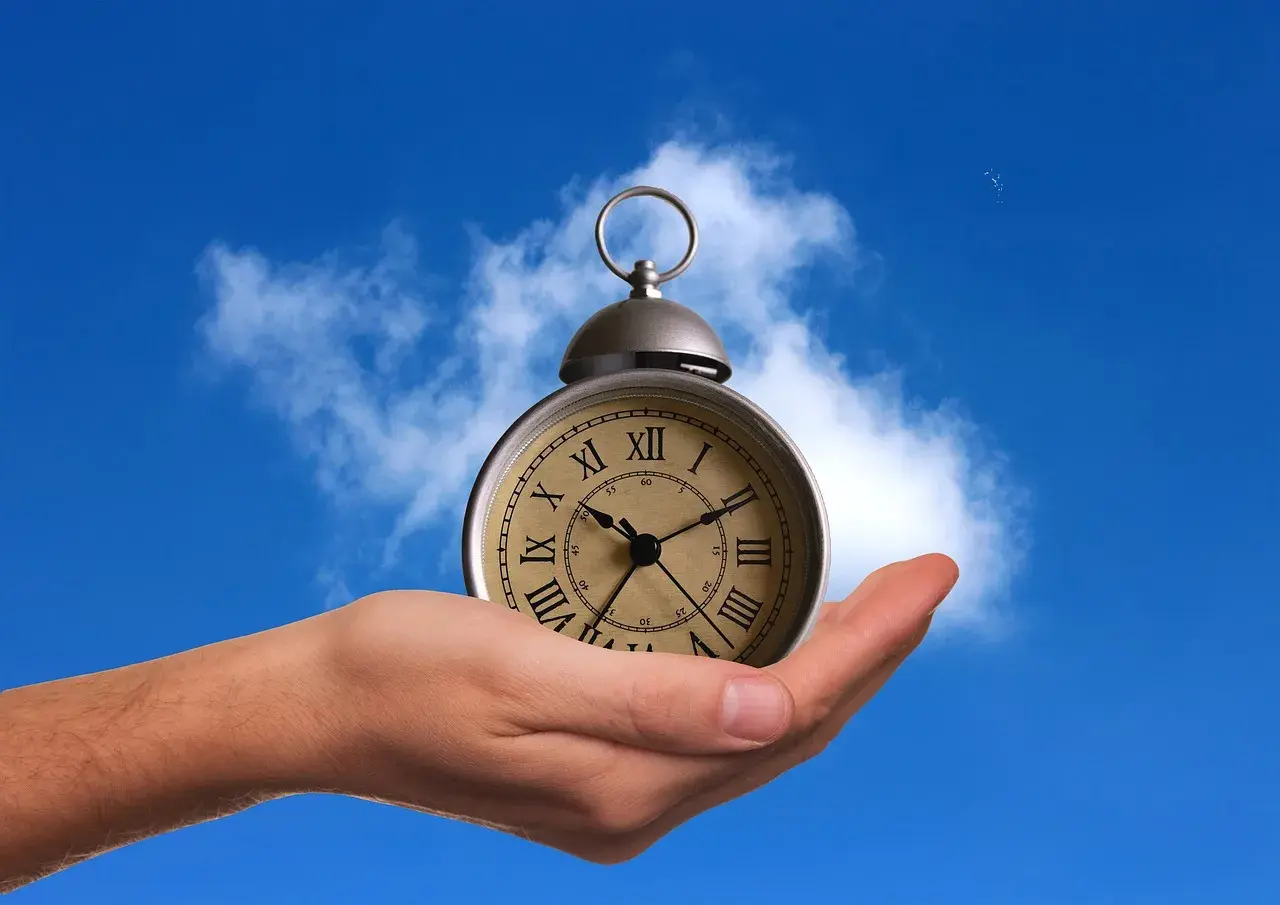 A person holding a watch A person holding a watch